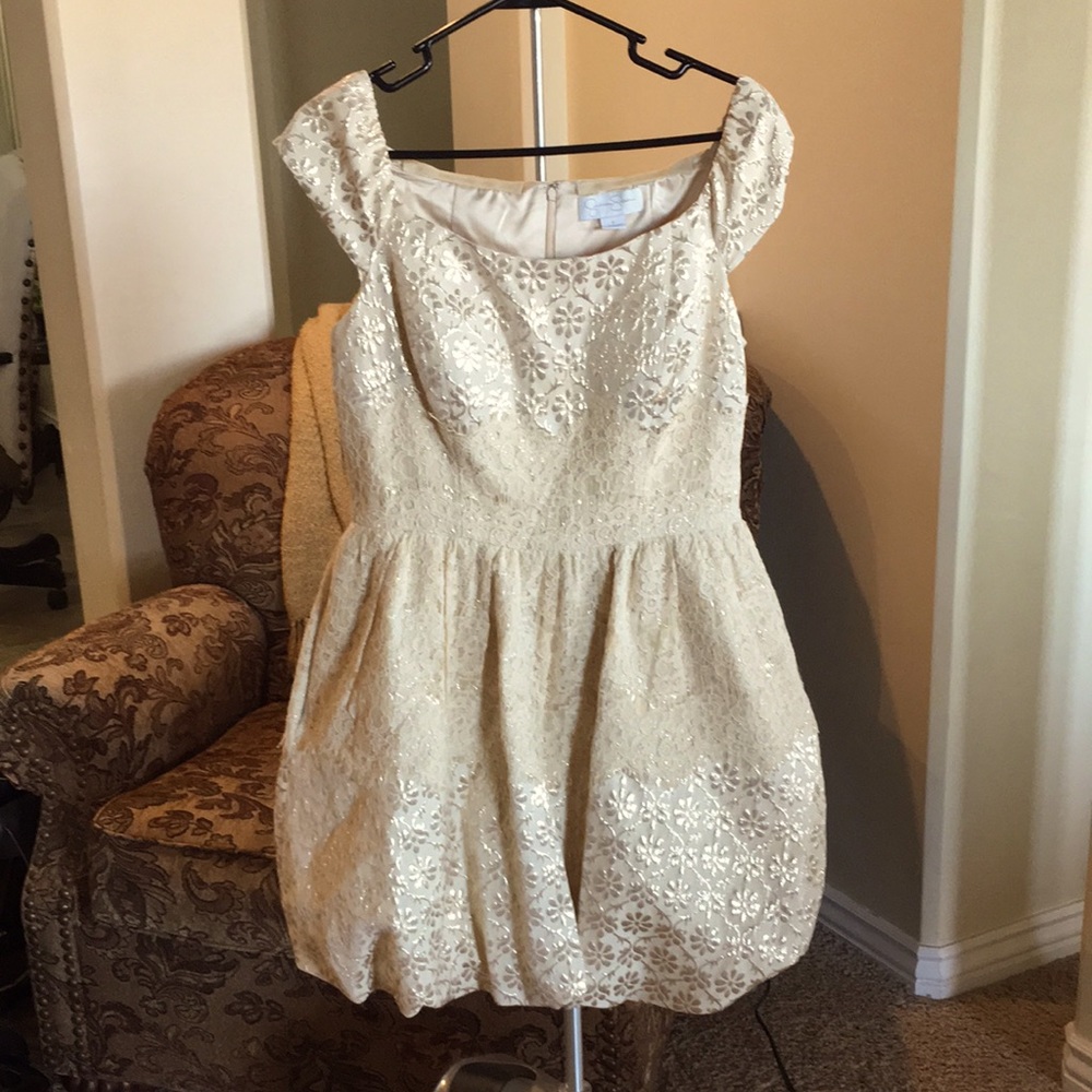 Jessica Simpson Off the Shoulder Dress